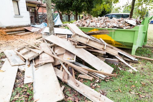 Professionals assessing a home for clearance in Hammersmith