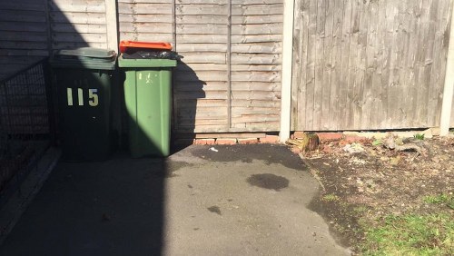 Commercial waste removal trucks in Hammersmith